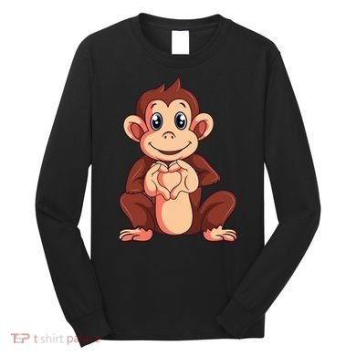 Monkey Lover Long Sleeve Shirt