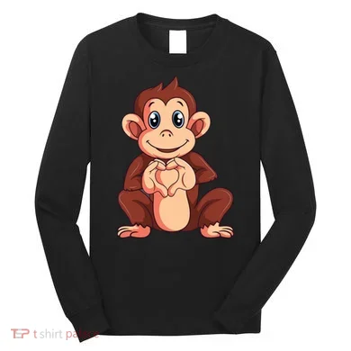 Monkey Lover Long Sleeve Shirt