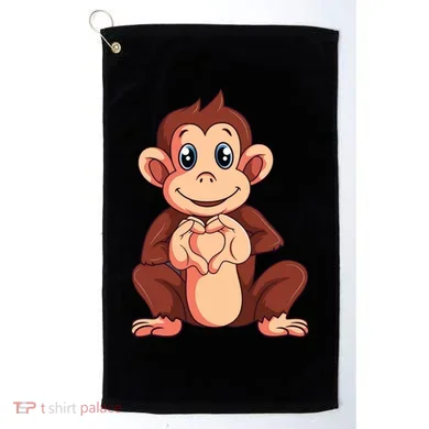 Monkey Lover Golf Towel