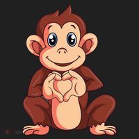 Monkey Lover Golf Towel thumb 3