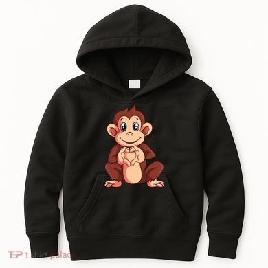 Monkey Lover Kids Hoodie