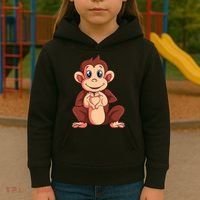 Monkey Lover Kids Hoodie thumb 3