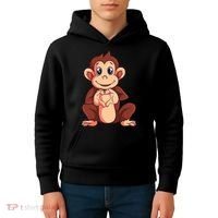 Monkey Lover Kids Hoodie thumb 4