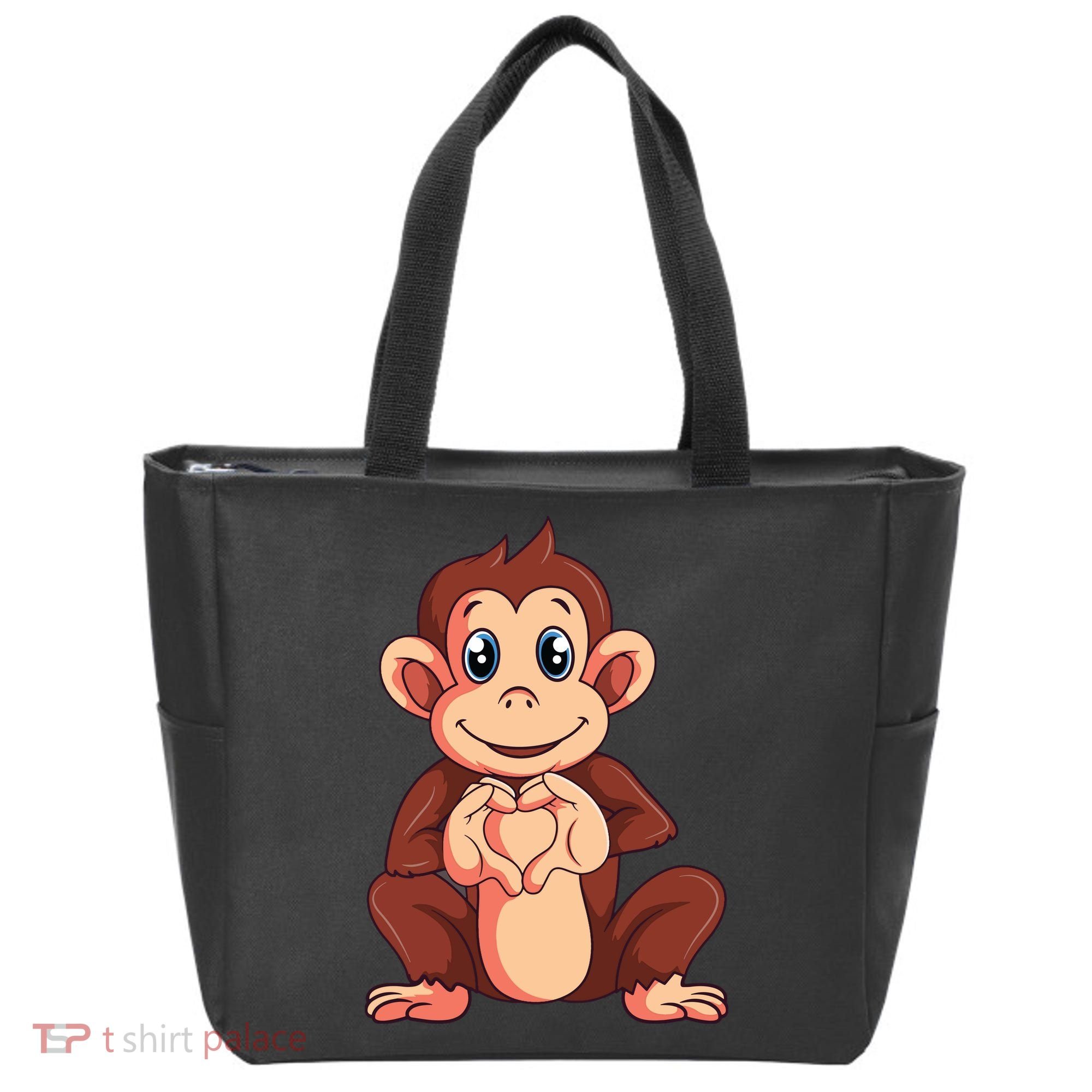 Monkey Lover Tote Bag