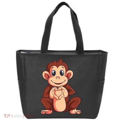 Monkey Lover Tote Bag