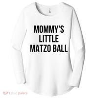 MommyS Little Matzo Ball Women's Perfect Tri Tunic Long Sleeve Shirt thumb 0