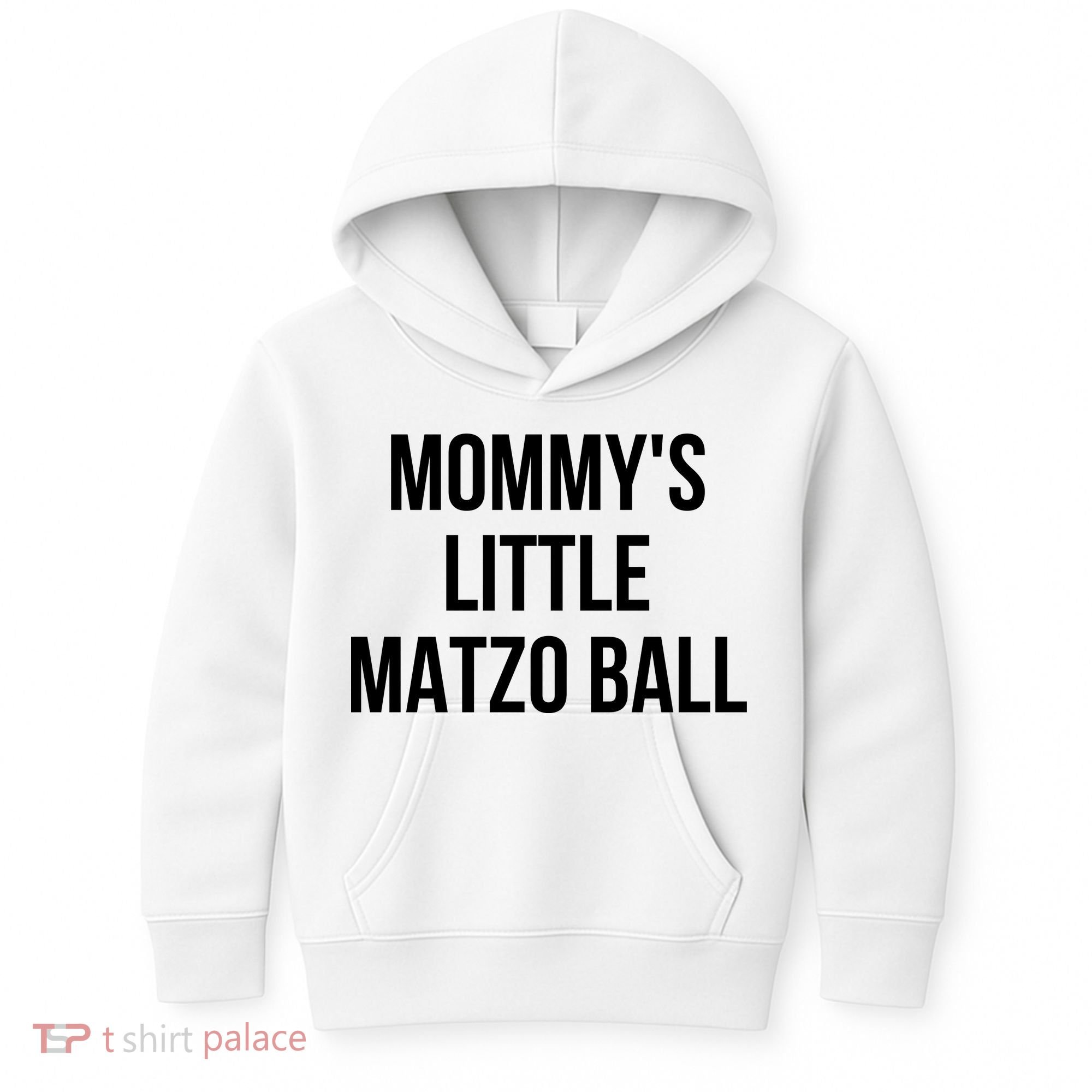 MommyS Little Matzo Ball Kids Hoodie