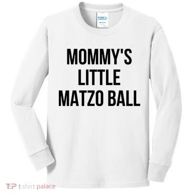 MommyS Little Matzo Ball Kids Long Sleeve Shirt