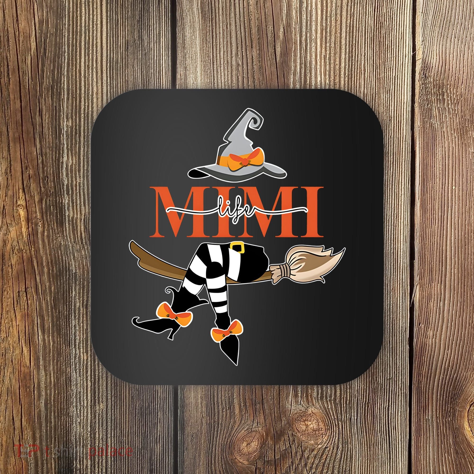 Mimi Life Mimi Witch Halloween Cute Costume Coaster
