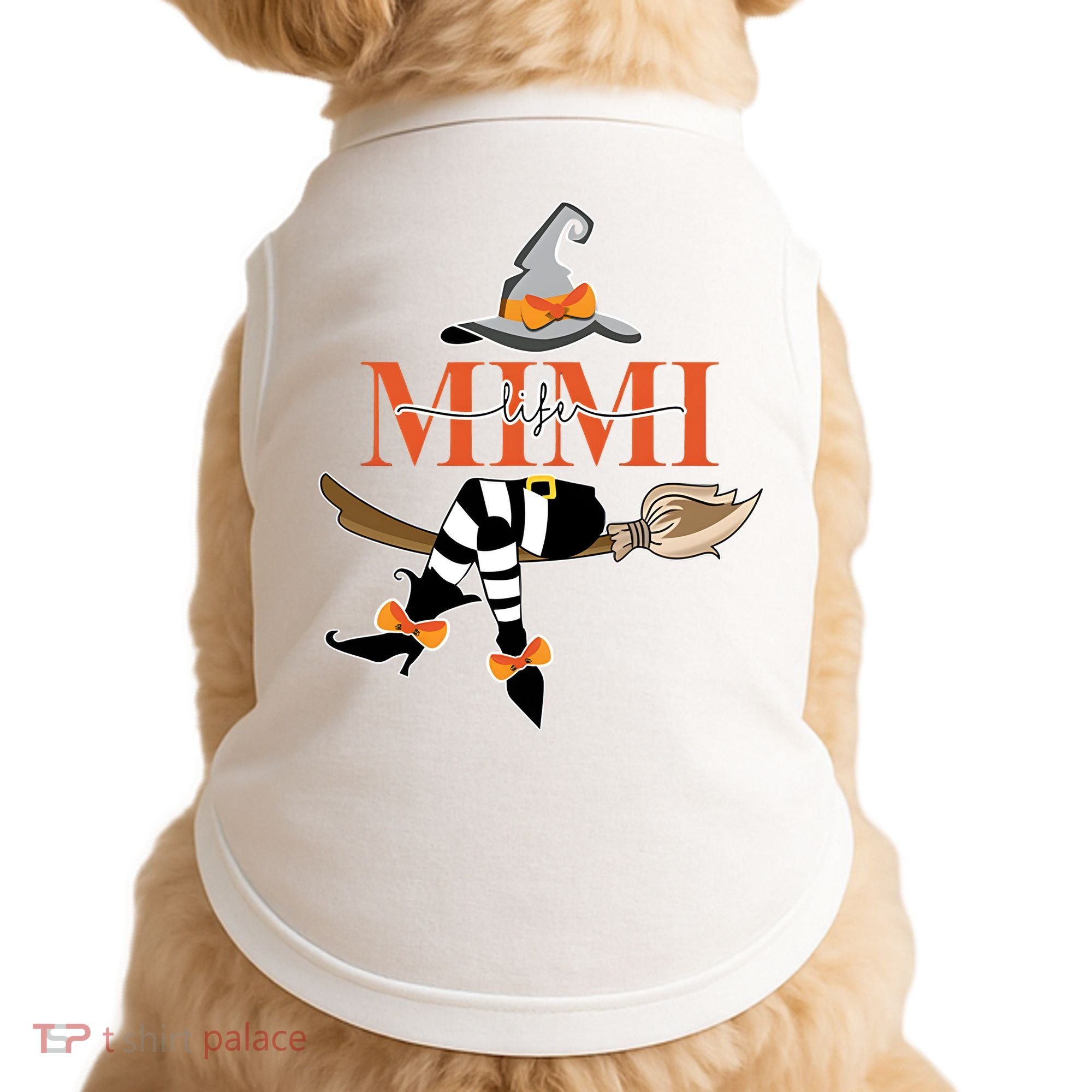 Mimi Life Mimi Witch Halloween Cute Costume Doggie Tank