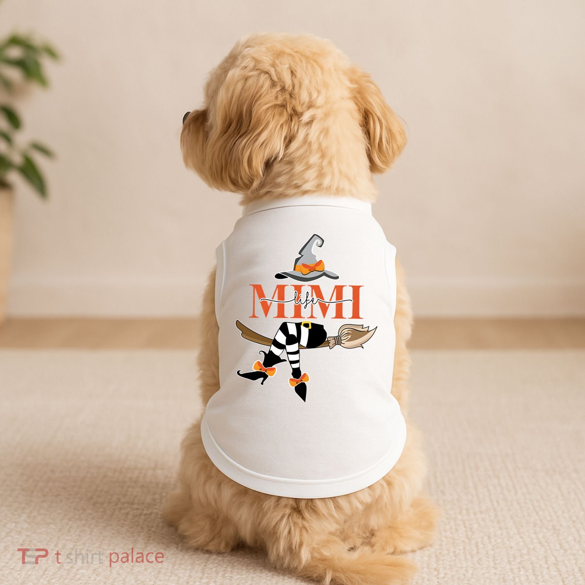 Mimi Life Mimi Witch Halloween Cute Costume Doggie Tank