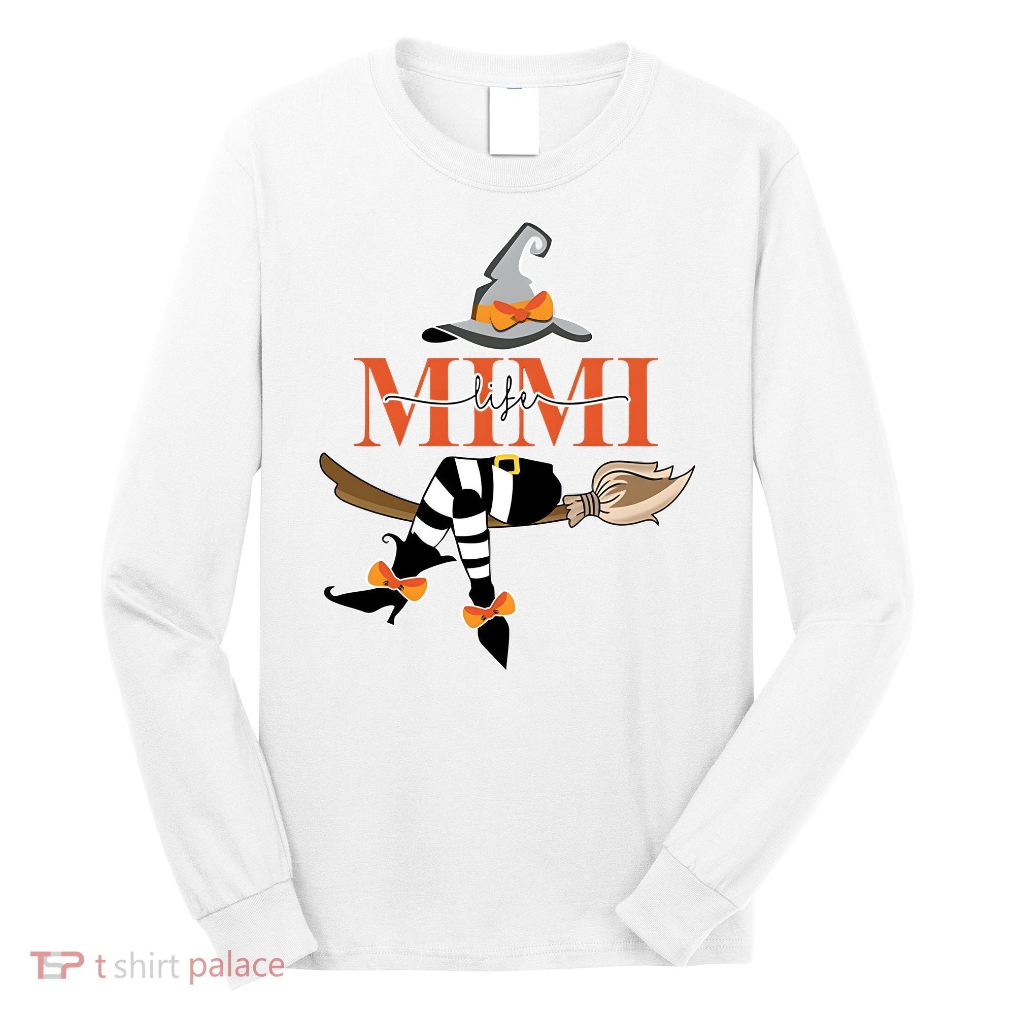 Mimi Life Mimi Witch Halloween Cute Costume Long Sleeve Shirt