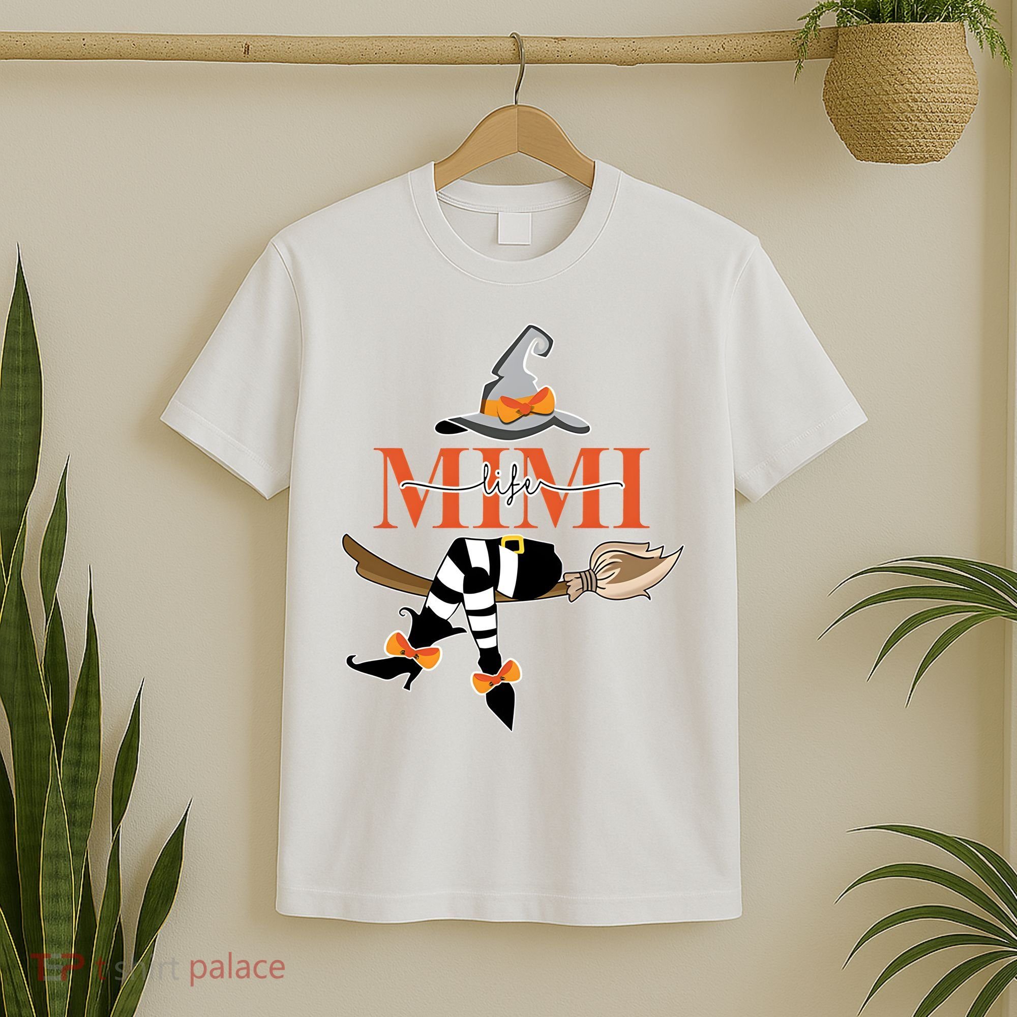 Mimi Life Mimi Witch Halloween Cute Costume T-Shirt