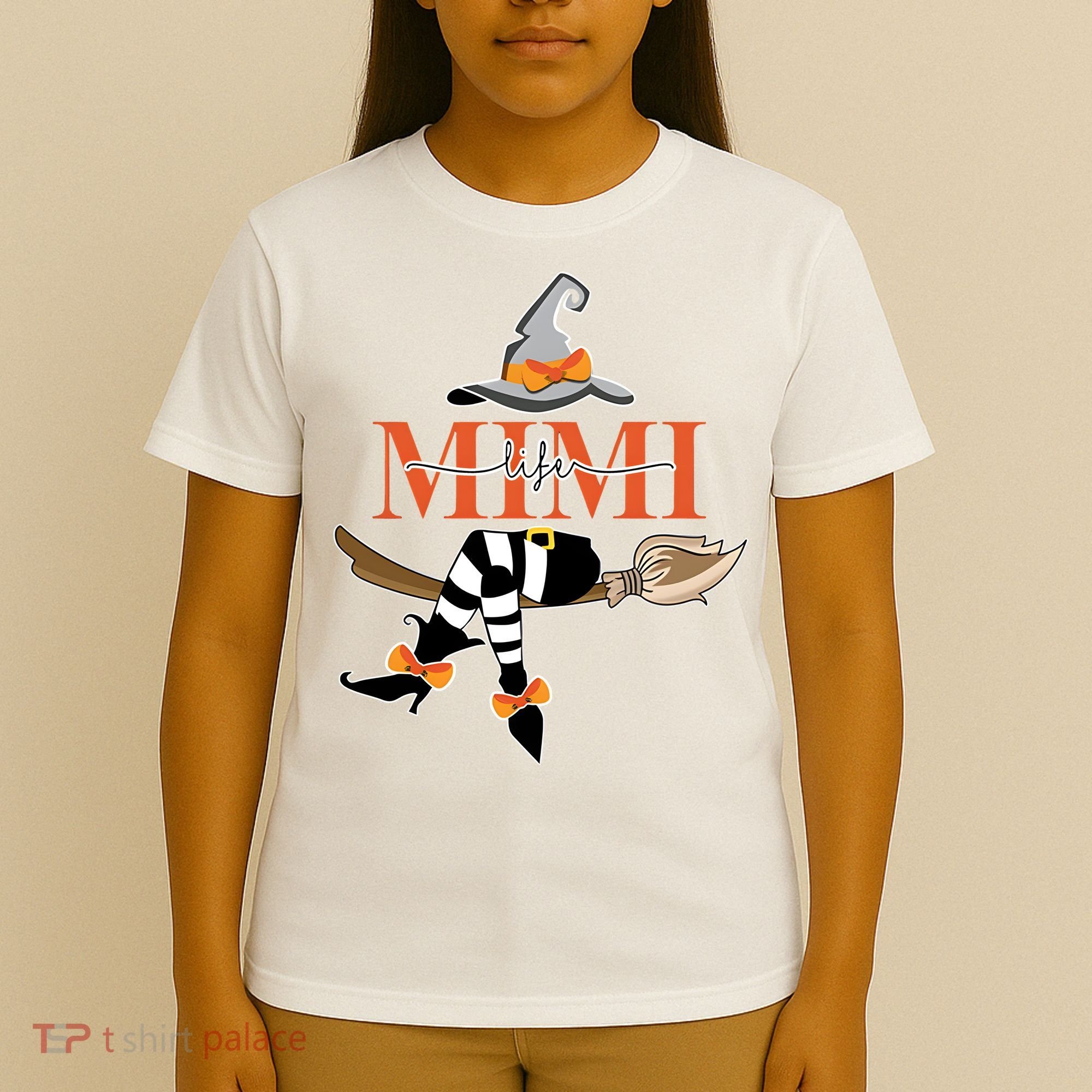 Mimi Life Mimi Witch Halloween Cute Costume T-Shirt