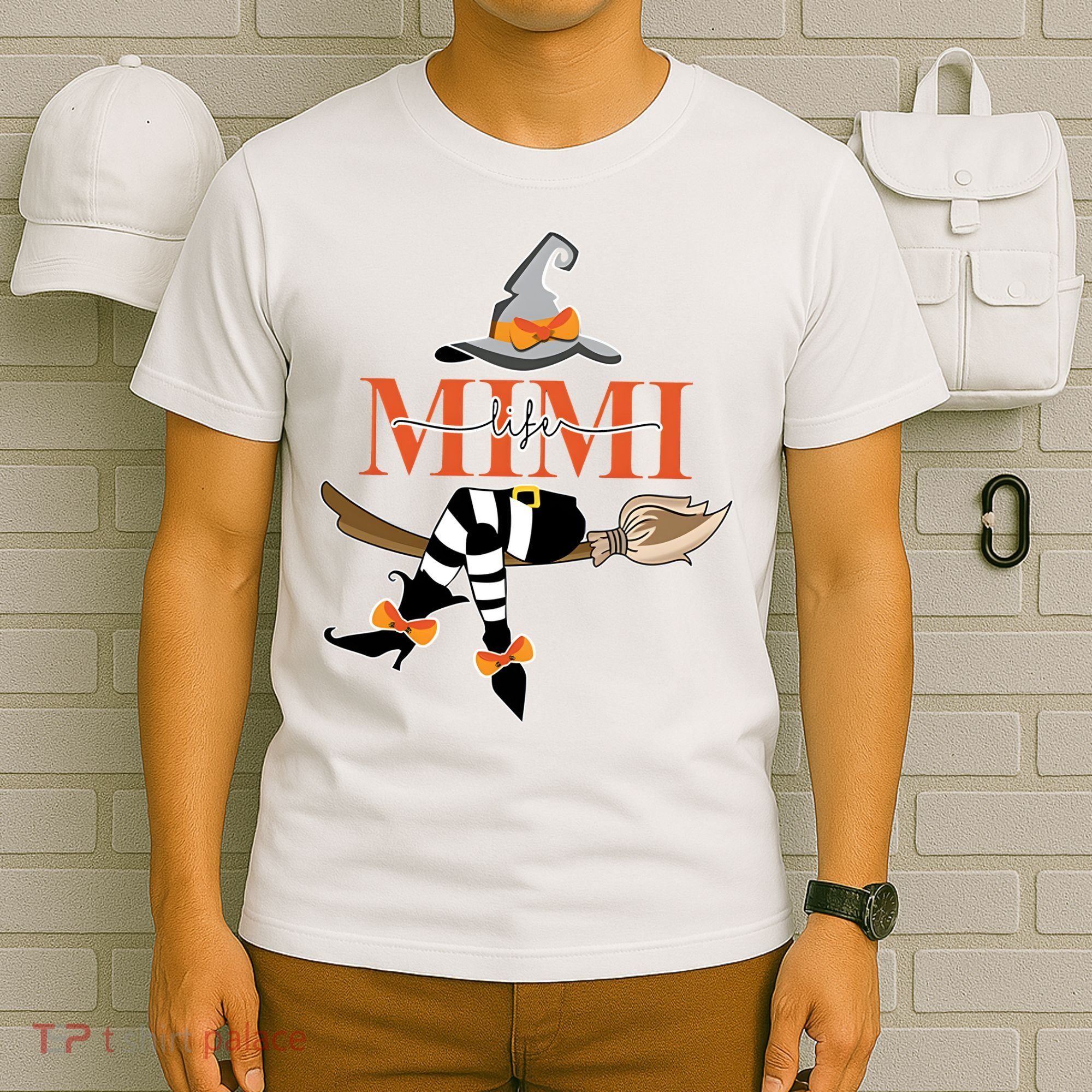 Mimi Life Mimi Witch Halloween Cute Costume T-Shirt
