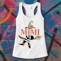 Mimi Life Mimi Witch Halloween Cute Costume Women's Tank Top thumb 3