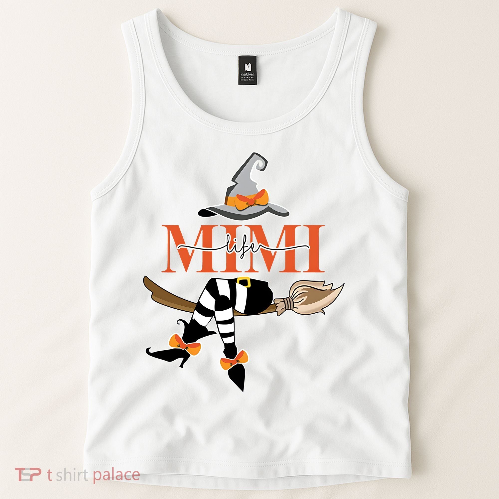 Mimi Life Mimi Witch Halloween Cute Costume Tank Top