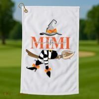 Mimi Life Mimi Witch Halloween Cute Costume Golf Towel thumb 1