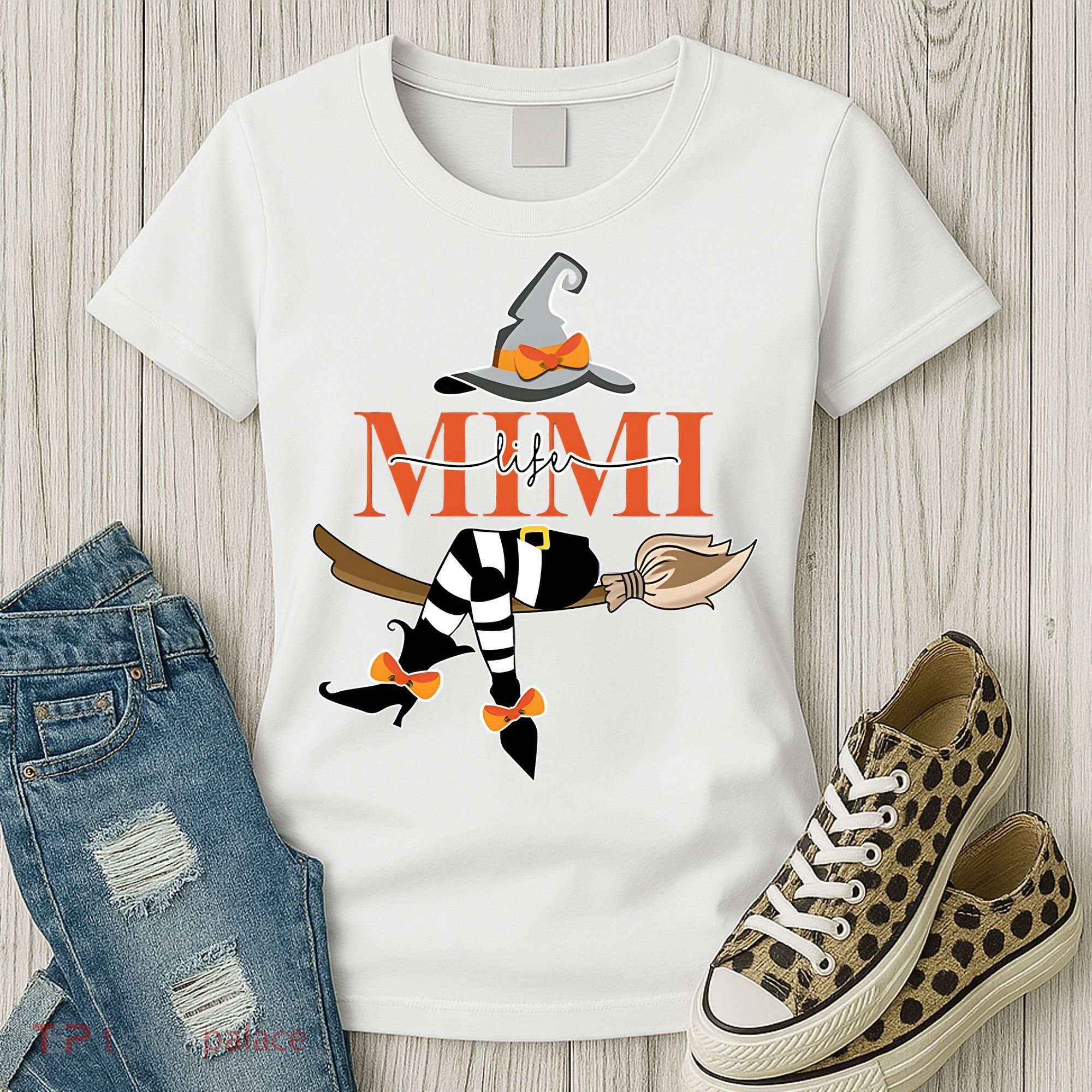 Mimi Life Mimi Witch Halloween Cute Costume Women's T-Shirt