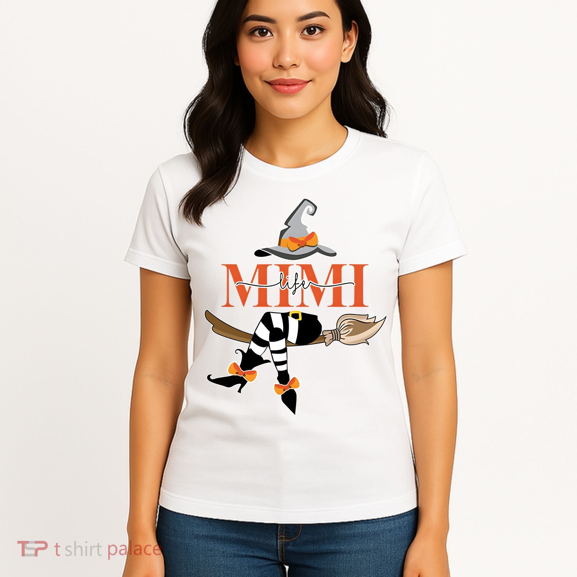 Mimi Life Mimi Witch Halloween Cute Costume Women's T-Shirt