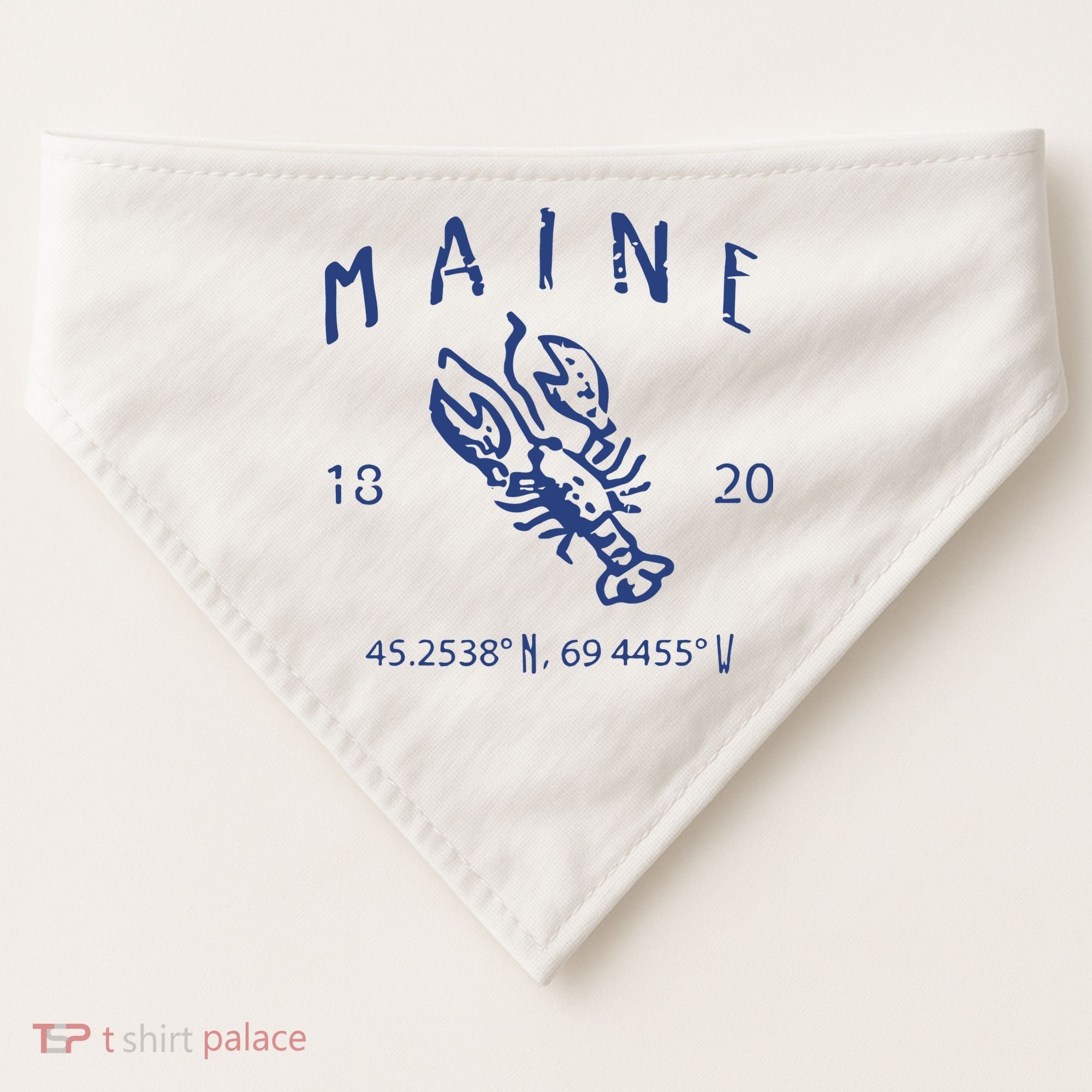 Maine Lobster USA-Made Doggie Bandana