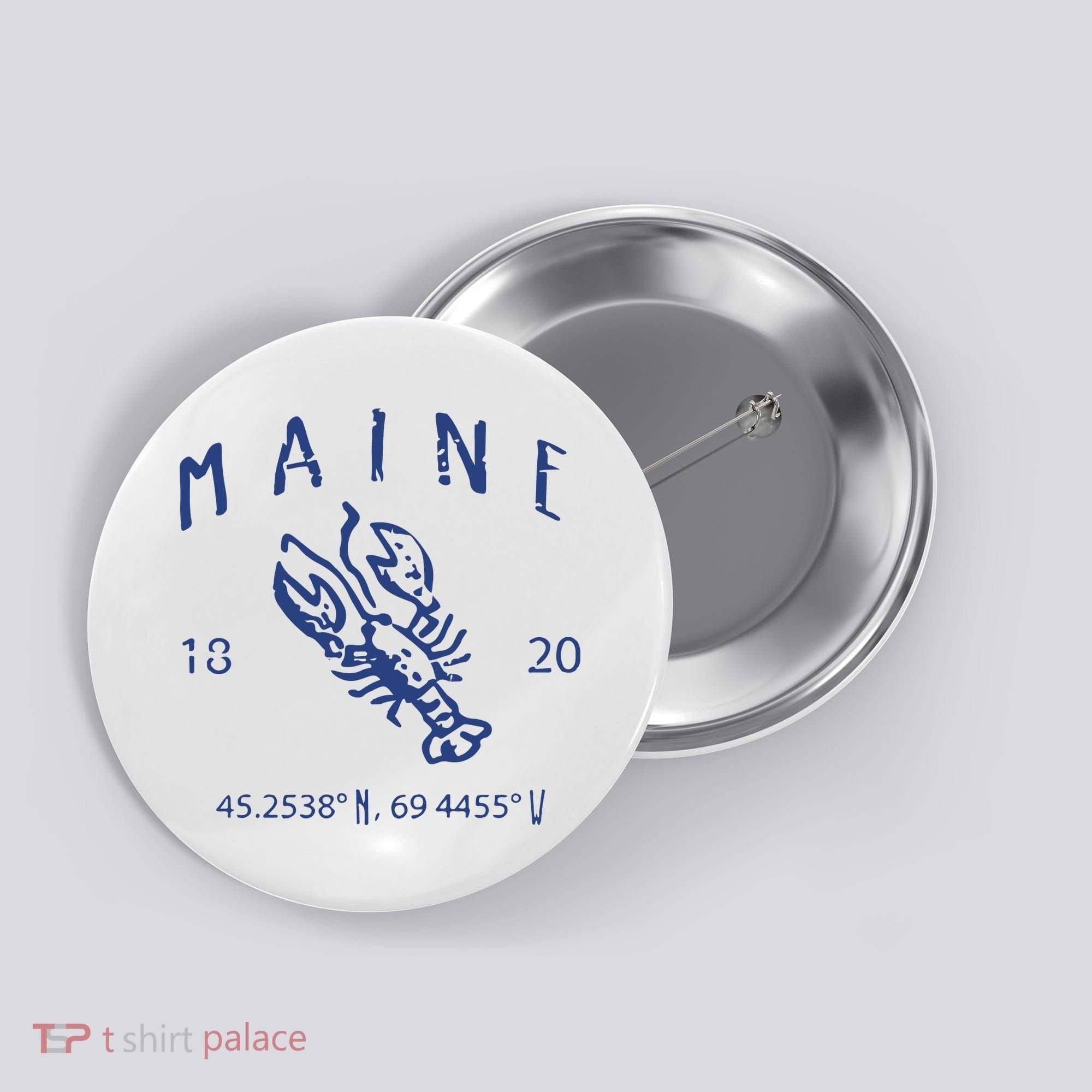 Maine Lobster Button