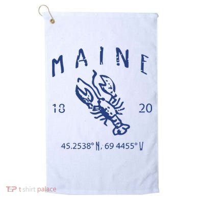 Maine Lobster Golf Towel