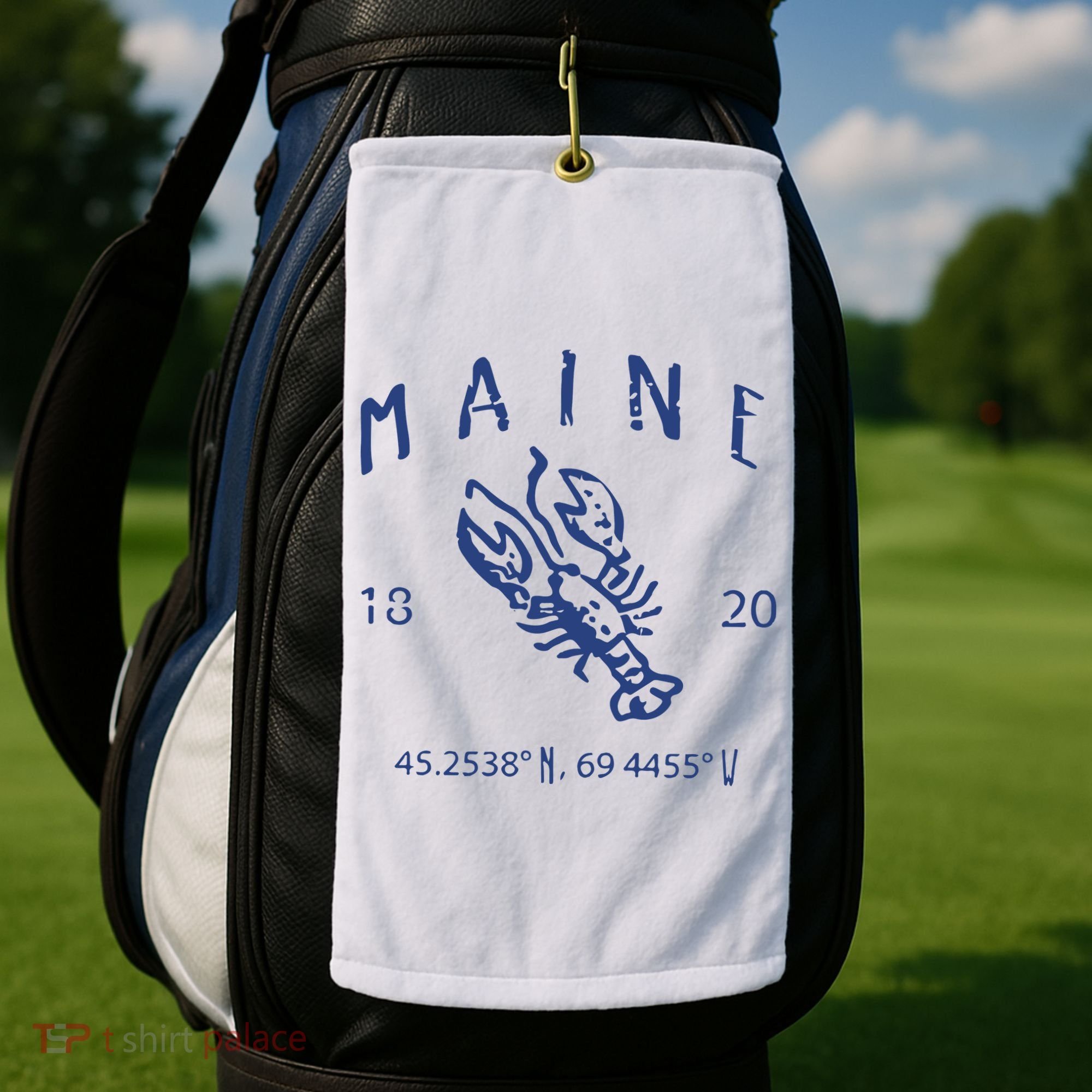 Maine Lobster Golf Towel