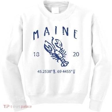 Maine Lobster Kids Sweatshirt