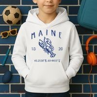 Maine Lobster Kids Hoodie thumb 2