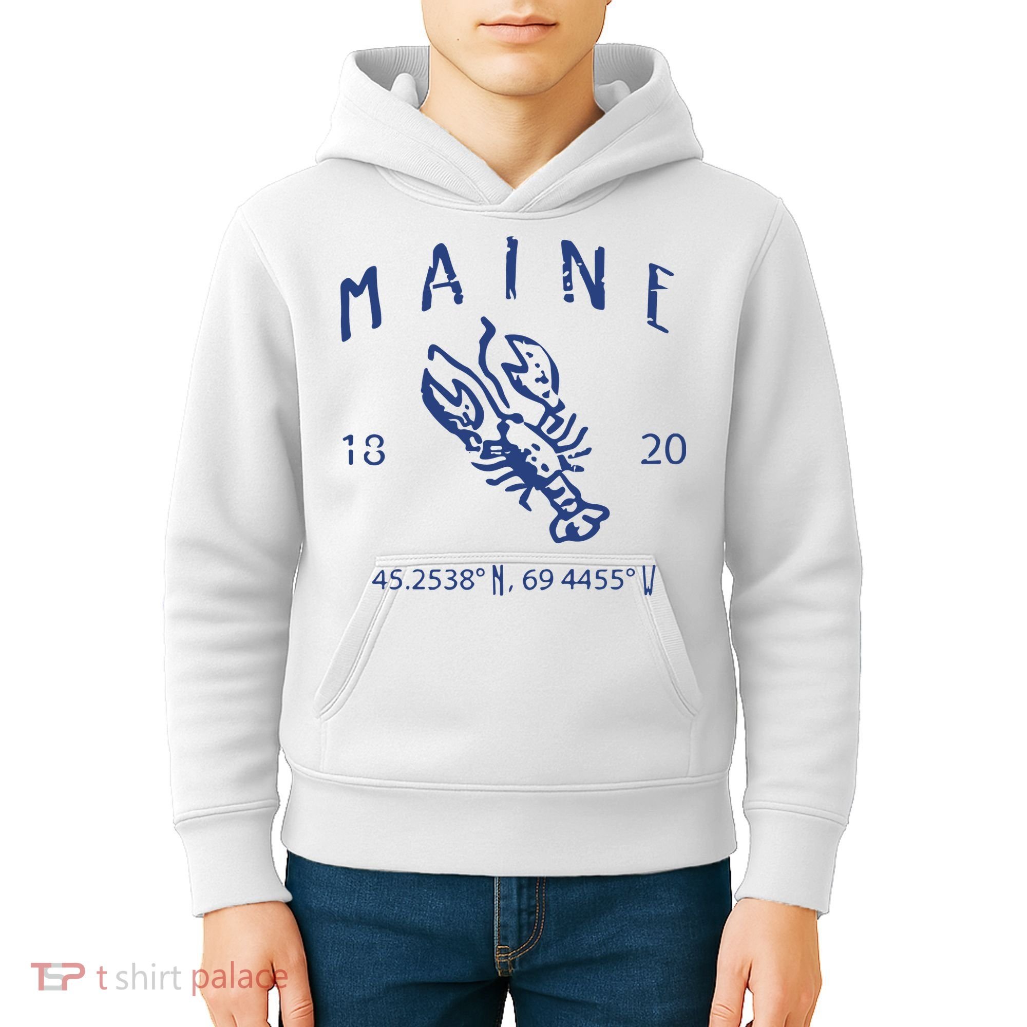 Maine Lobster Kids Hoodie