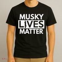 Musky Lives Matter Funny Muskie Fishing T-Shirt thumb 3