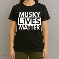 Musky Lives Matter Funny Muskie Fishing T-Shirt thumb 4