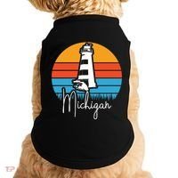 Michigan Lighthouse Doggie Tank thumb 0