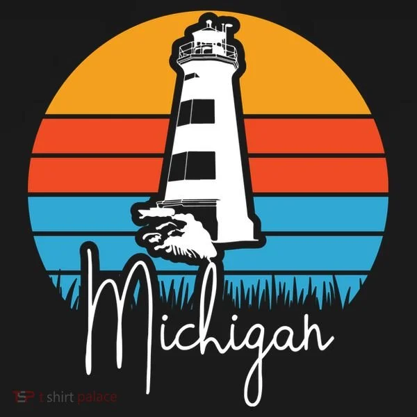 Michigan Lighthouse Doggie Tank