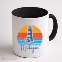 Michigan Lighthouse Coffee Mug thumb 1