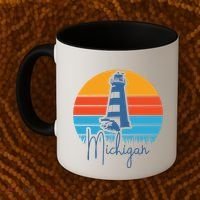 Michigan Lighthouse Coffee Mug thumb 2