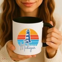 Michigan Lighthouse Coffee Mug thumb 3