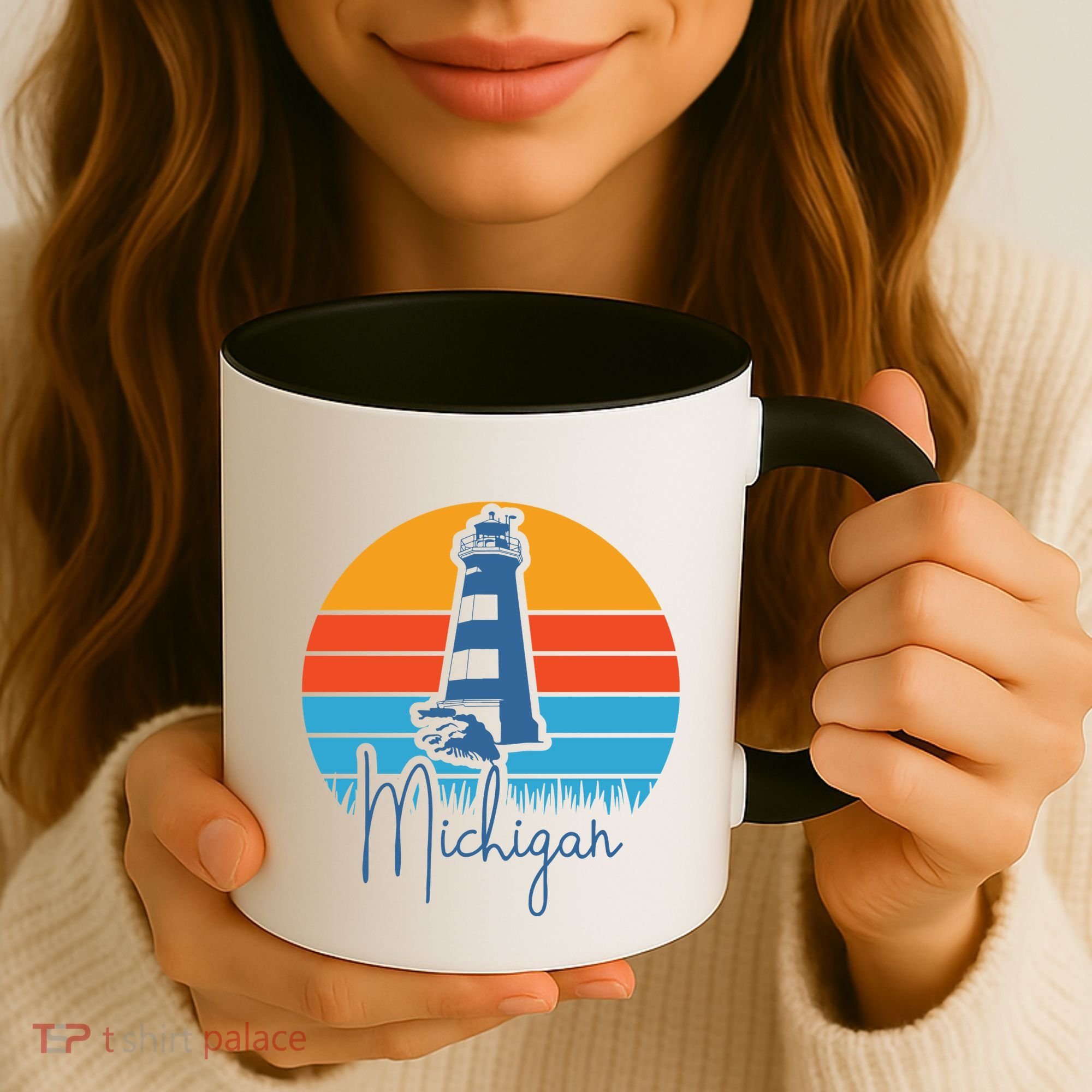 Michigan Lighthouse Coffee Mug