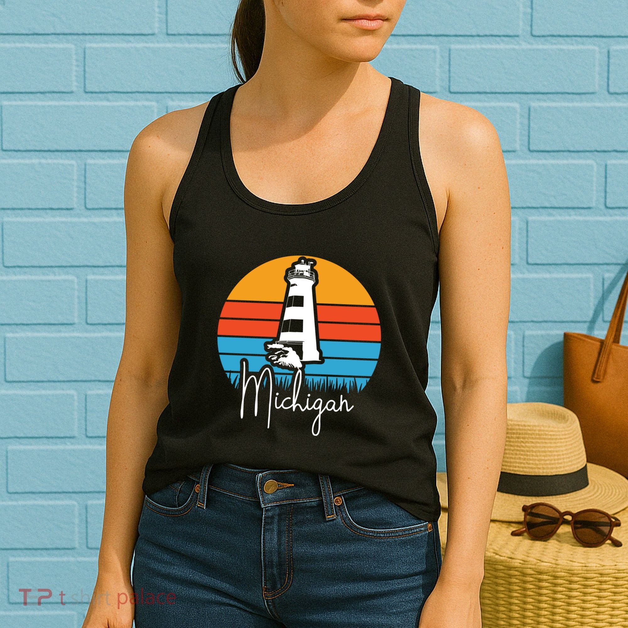 Michigan Lighthouse Women's Tank Top