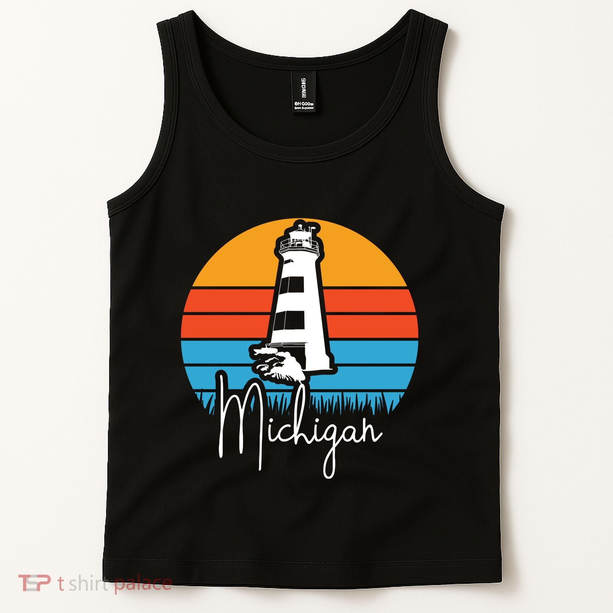Michigan Lighthouse Tank Top