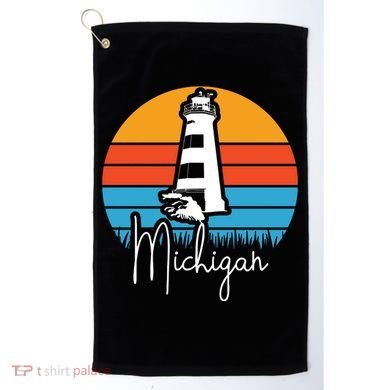 Michigan Lighthouse Golf Towel