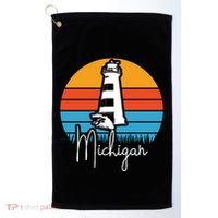 Michigan Lighthouse Golf Towel thumb 0