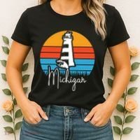 Michigan Lighthouse Women's T-Shirt thumb 2
