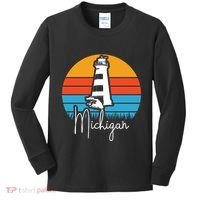 Michigan Lighthouse Kids Long Sleeve Shirt thumb 0