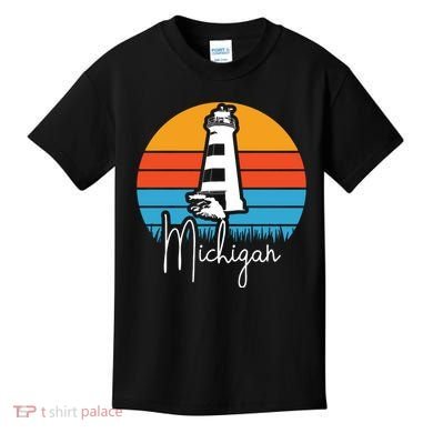 Michigan Lighthouse Kids T-Shirt