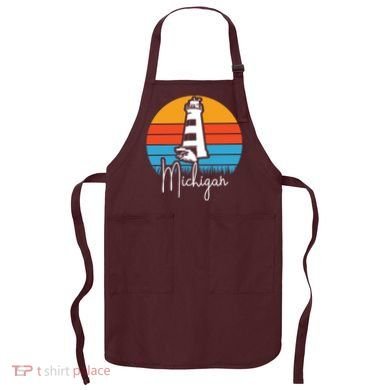 Michigan Lighthouse Apron