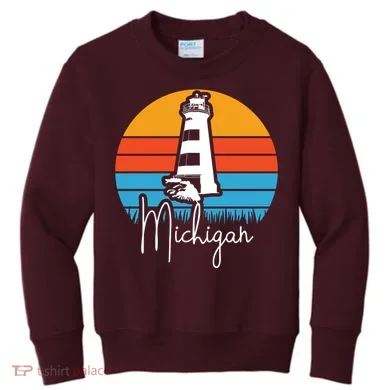 Michigan Lighthouse Kids Sweatshirt