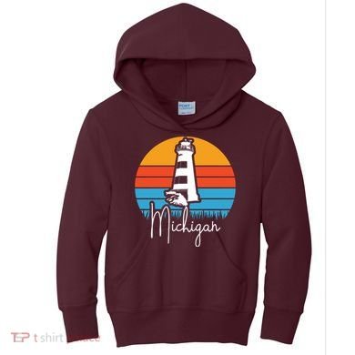 Michigan Lighthouse Kids Hoodie