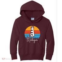 Michigan Lighthouse Kids Hoodie thumb 0